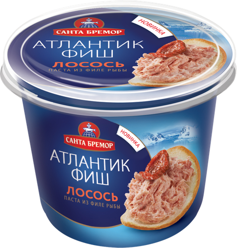

Паста рыбная Санта Бремор Атлантик Фиш с лососем 140 г