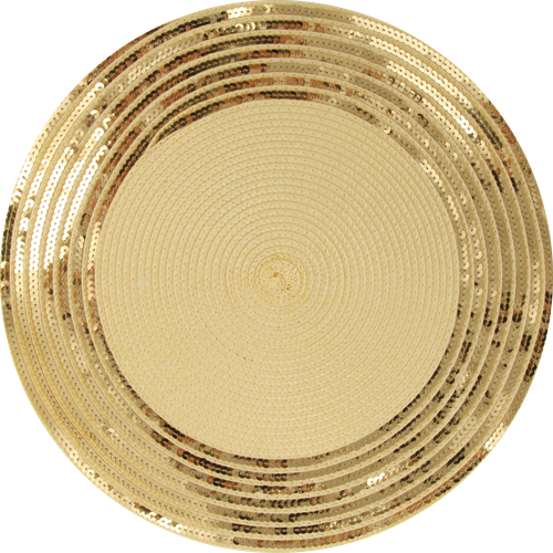 

Салфетка декоративная Homeclub Christmas Magic ZI-PL5 с пайетками 38 см цвет в ассортименте 1 шт.