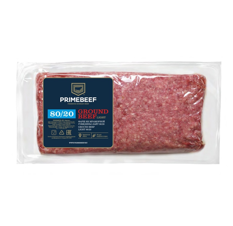 

Фарш Primebeef из мраморной говядины упаковка 2 кг