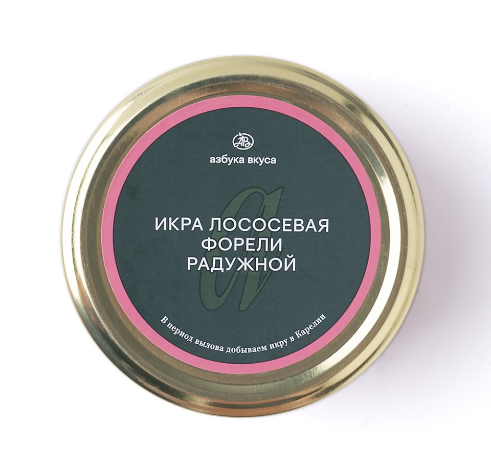 

Икра лососевая форели радужной «Азбука вкуса» Авистрон 250г, Россия