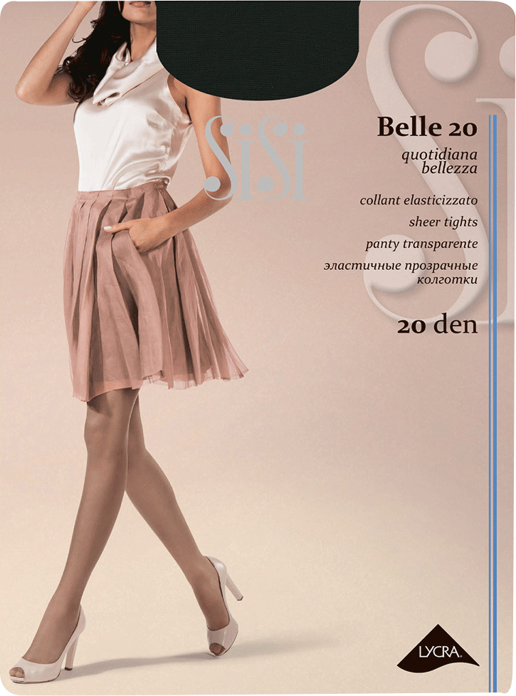 

Колготки женские SiSi Belle 20 черные р.2
