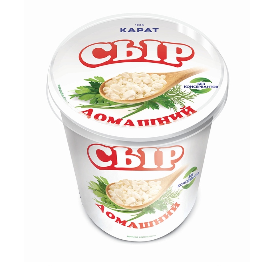 

Сыр мягкий Домашний 20% Карат 315 г Россия