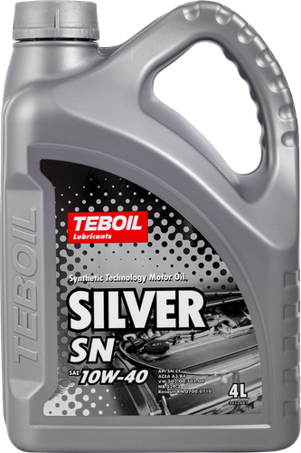 

Масло моторное TEBOIL Silver SN 10W–40 полусинтетическое, Арт. 3452412, 4л