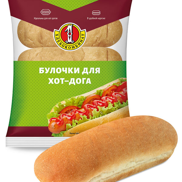Булочки Первый хлебокомбинат для хот-дога