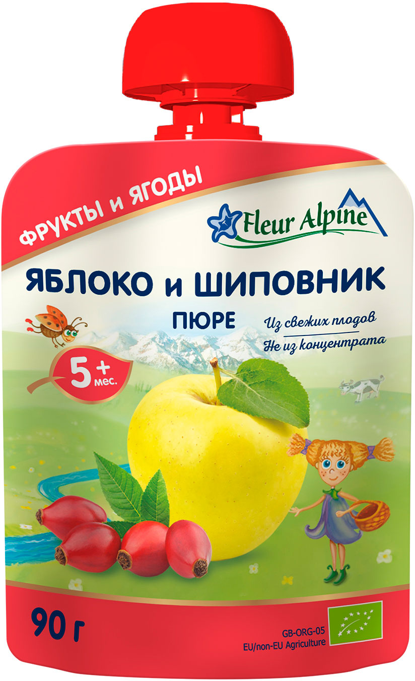 

Пюре Fleur Alpine Organic Яблоко и шиповник
