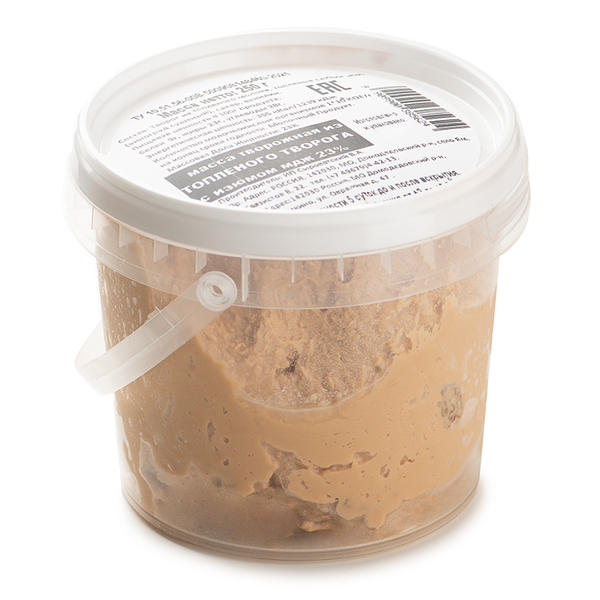 Масса творожная из топлёного творога с изюмом 23%, КФХ «Сыроватский»