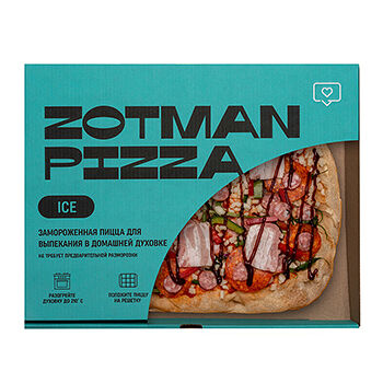 Пицца Зотман Баварская мясная замороженная 465 г, Россия