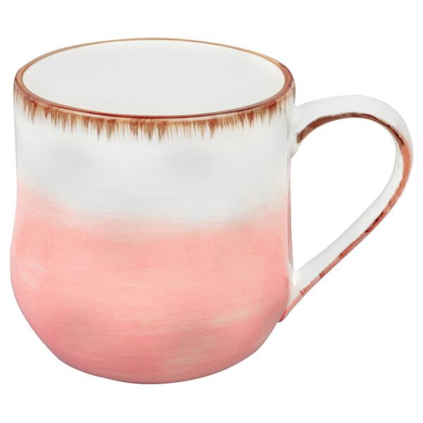 Кружка Кантри коралловая, 500 мл, фарфор
