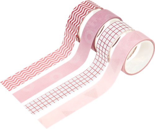 

Набор лент клейких Meshu Azure декоративные 4 шт 3 м х 1.5 см в ассортименте 1 упаковка