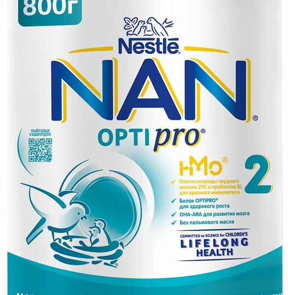 Cухая молочная смесь Nestle Nan 2 Оptipro 800 г
