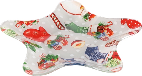 

Тарелка Звезда, 19х19см, стекло, в ассортименте Арт. A8