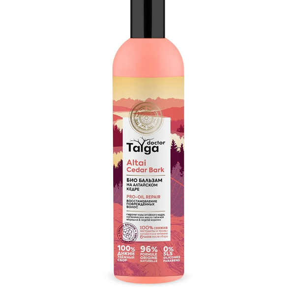 Бальзам Natura Siberica Doctor Taiga восстанавливление поврежденных волос