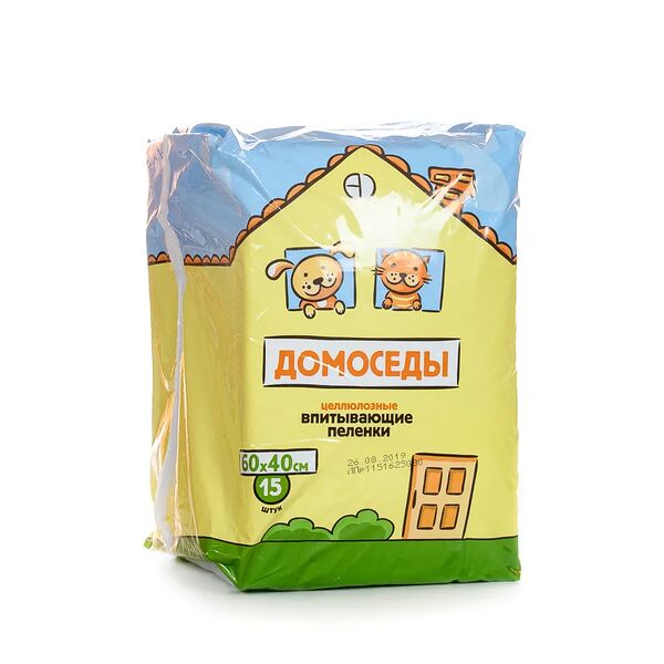 Пеленки впитывающие 60х40см №15