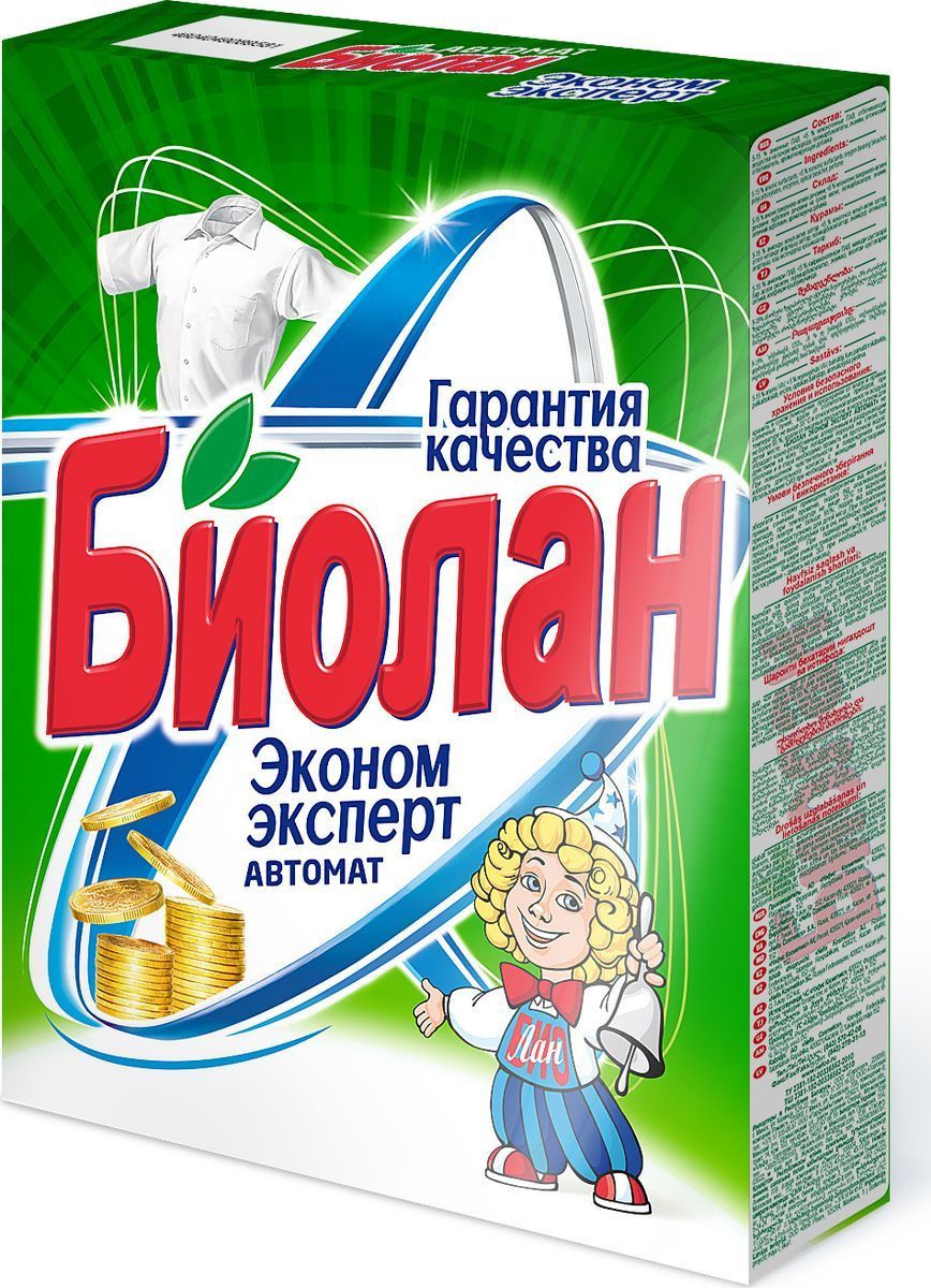 

Стиральный порошок Биолан Эконом эксперт автомат 350 г