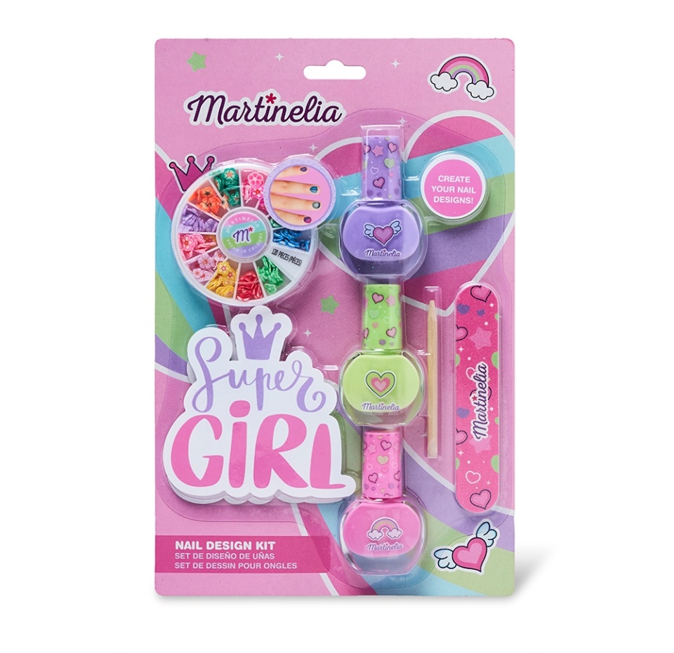 

Набор для ногтей Martinelia Super girl, средний, Китай