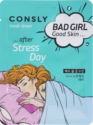 

Маска тканевая Consly Bad Girl Good Skin После тяжелого дня 23 мл