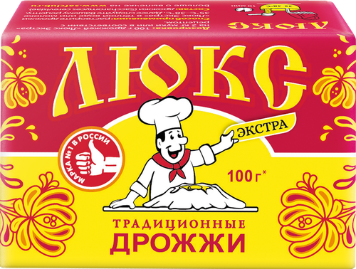 

Дрожжи хлебопекарные Люкс экстра прессованные 100 г