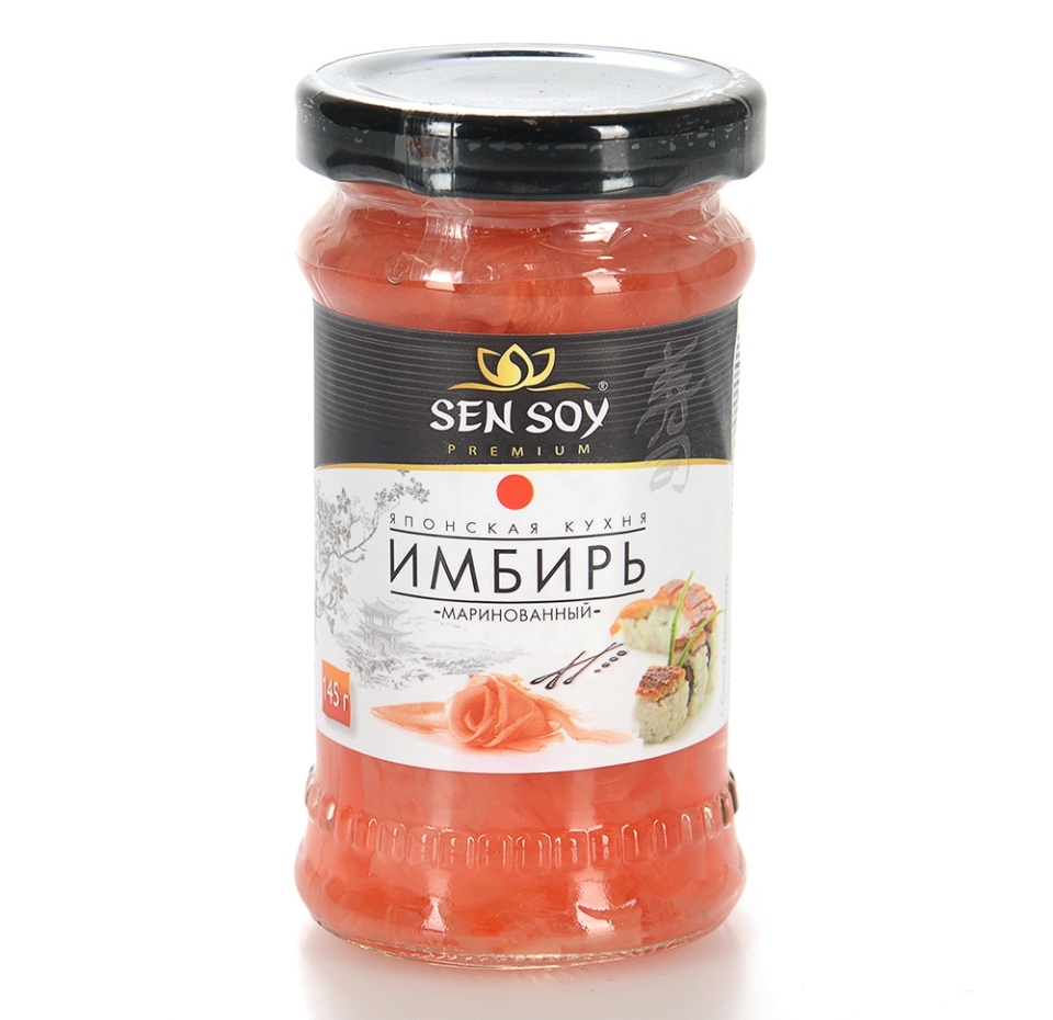 

Имбирь Sen Soy Premium маринованный 145 г