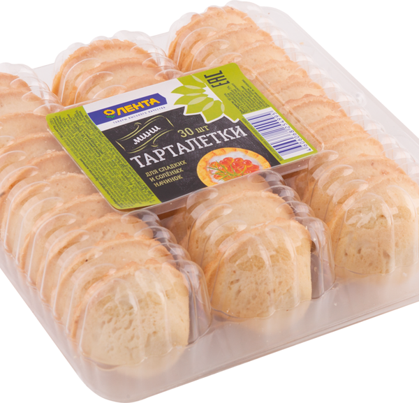 Тарталетки ЛЕНТА маленькие