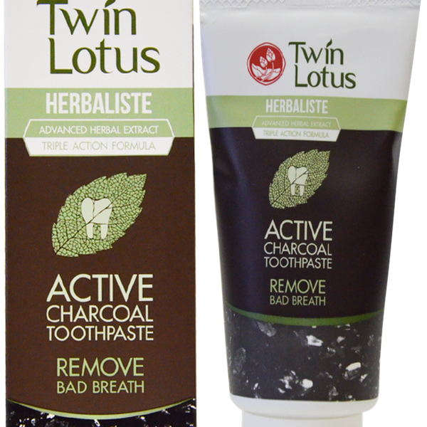 Зубная паста TWIN LOTUS Active Charcoal