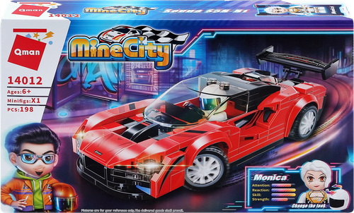 

Конструктор Qman Машинка 198 деталей Арт. 14012