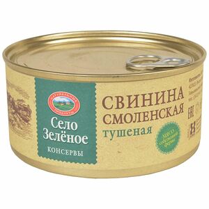 Свинина Село Зеленое Смоленская тушеная 325г