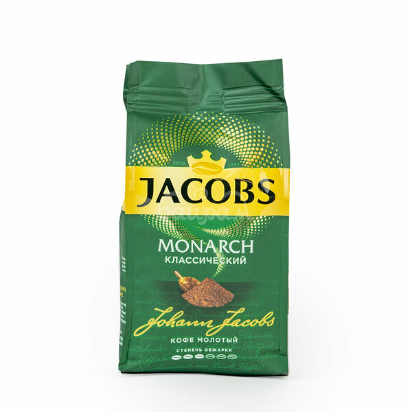 Кофе Jacobs/Monarch 230гр Классический Жареный Молотый пакет