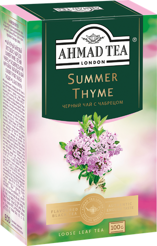 

Чай черный Ahmad Tea Summer Thyme с чабрецом байховый листовой 100 г