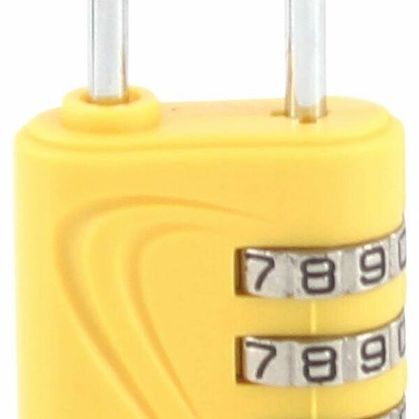 Замок для чемодана Airport кодовый желтый