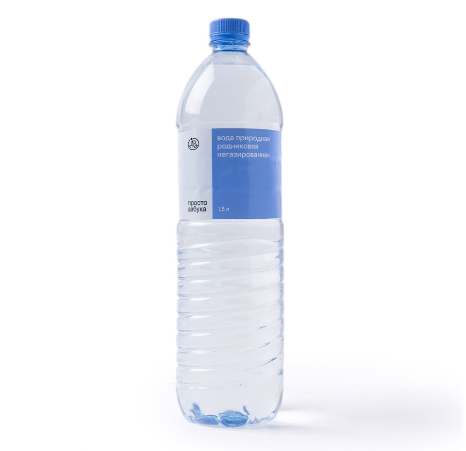 

Вода природная Просто Азбука родниковая питьевая 1.5 л