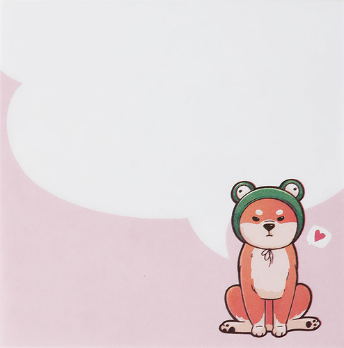 

Блок для записей Meshu Cute dog, 100 листов, 8,5х8,5см