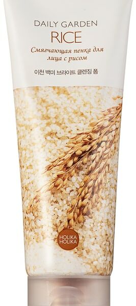 Пенка для умывания Holika Holika Daily Garden Rice Bright cleansing foam from Icheon с рисом смягчающая 120мл