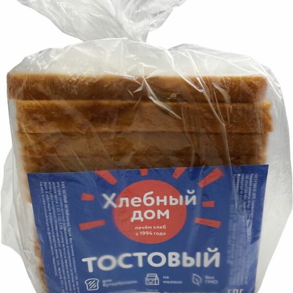 Хлеб Хлебный Дом Тостовый нарезка 300г