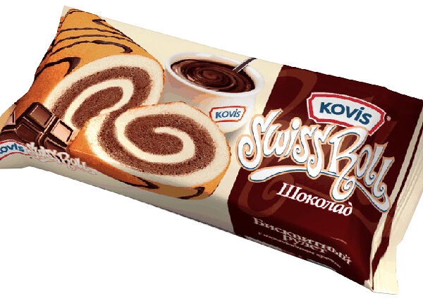 Рулет КОВИС шоколад глаз. вес 175г Kovis РОССИЯ