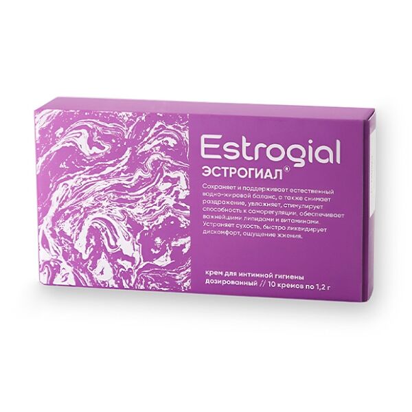 Крем для интимной гигиены Эстрогиал дозированный 1.2 г 10 шт