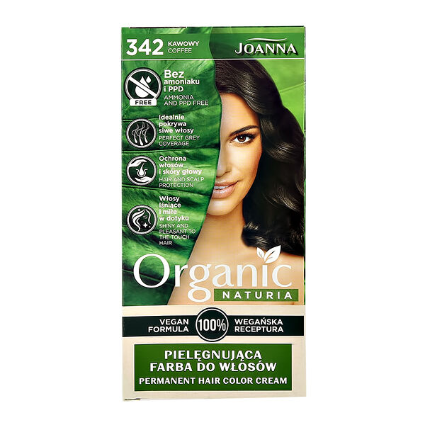 Краска для волос Joanna Organic Naturia (тон 342) кофейный 120 мл
