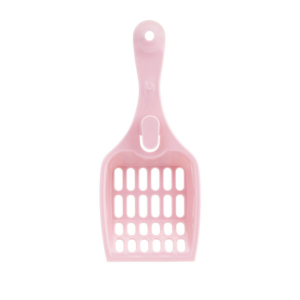 Совок для кошачьего туалета Лекси, 4x22,5x9,5 см, розовый