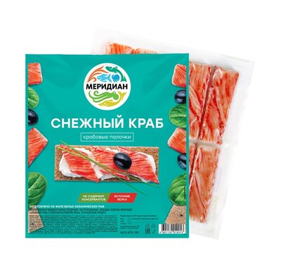 Крабовые палочки Меридиан Снежный краб