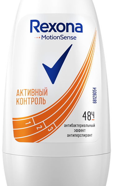 Дезодорант-антиперспирант Rexona Активный контроль Антибактериальный эффект роликовый женский, 50мл
