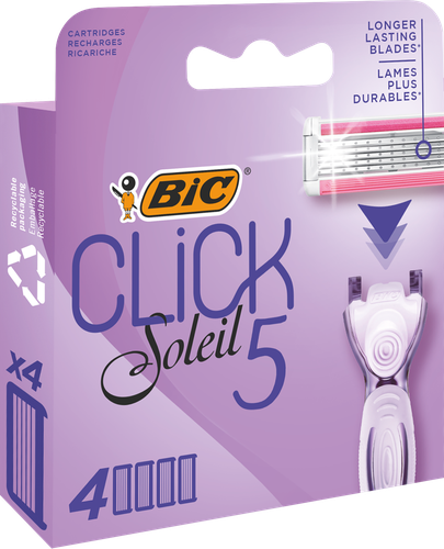 

Кассеты для бритья Bic Soleil Click 5 сменные 4 шт