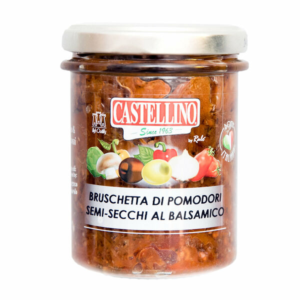 Соус Брускетта из полученных помидоров с бальзамическим уксусом ТМ Castellino (Кастеллино)