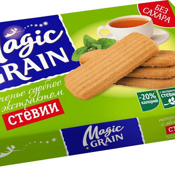 Печенье сдобное Magic Grain с экстрактом стевии