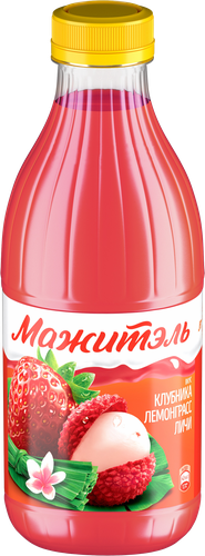 

Напиток сывороточный МАЖИТЕЛЬ Клубника, лемонграсс, личи с соком, без змж, 950г