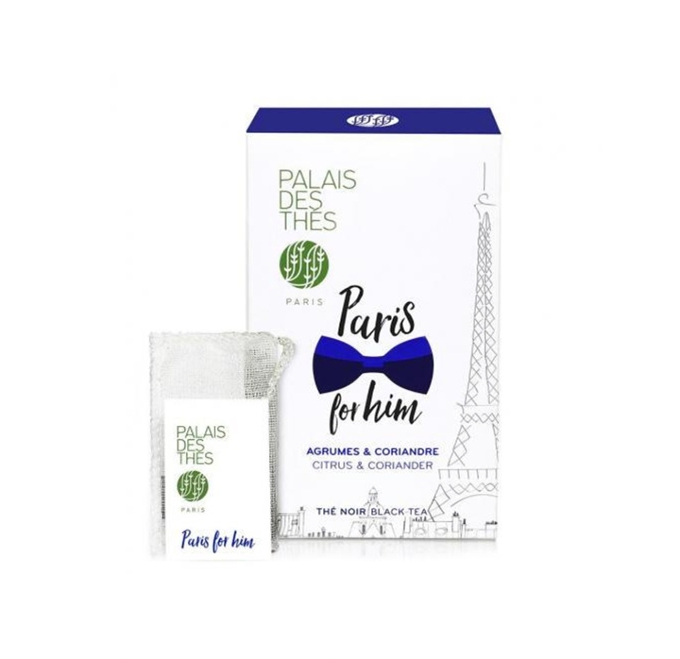 

Чай чёрный Paris for him Palais Des Thes в муслиновых пакетах, 20 шт.*2 г