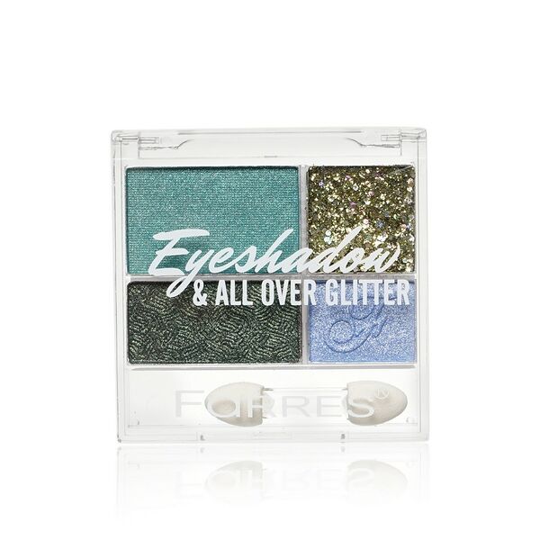 Палетка теней для век Farres All Over Glitter 04 4 цвета 5,9г