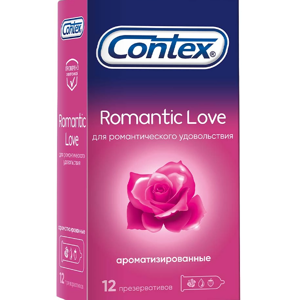 Презервативы Contex Romatic Love 12 шт ароматизированные