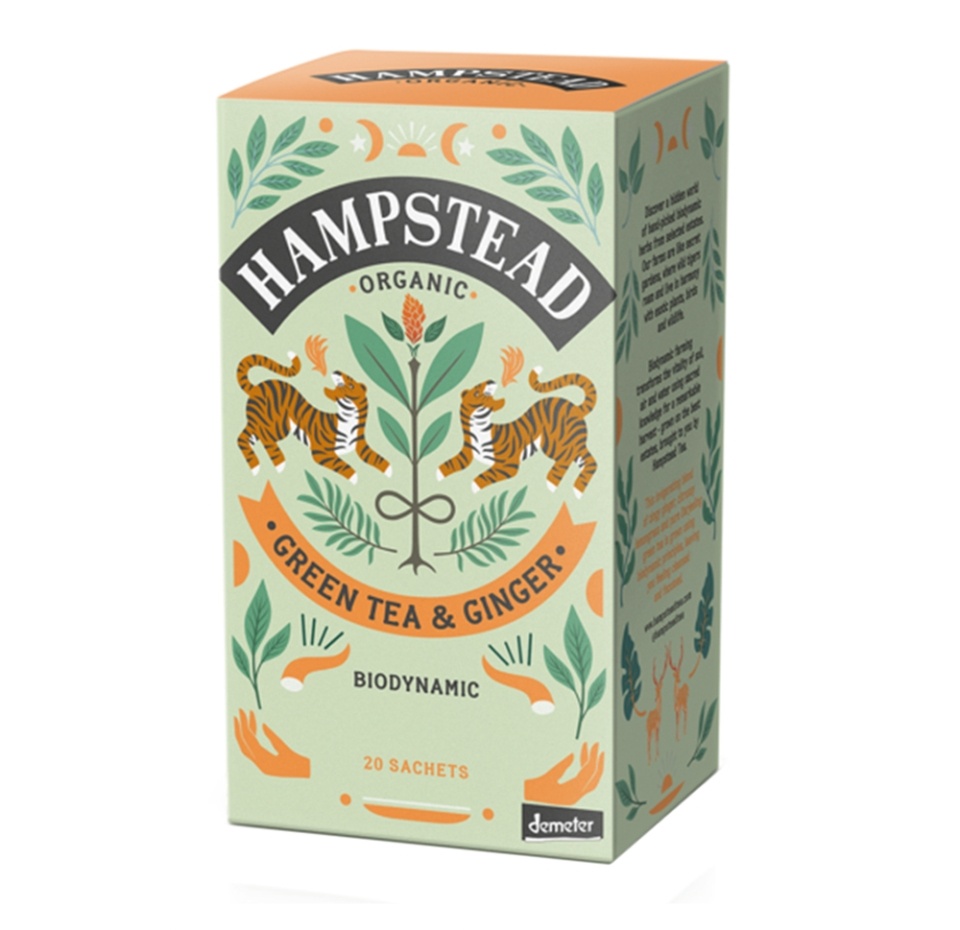 

Чай зеленый Hampstead с имбирем 25 х