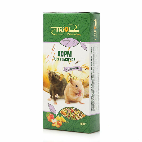 Корм для грызунов с фруктами ТМ Triol (Триол)
