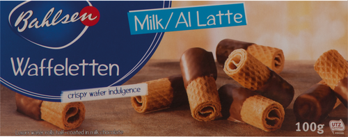 

Вафельные трубочки Bahlsen в молочном шоколаде 100 г