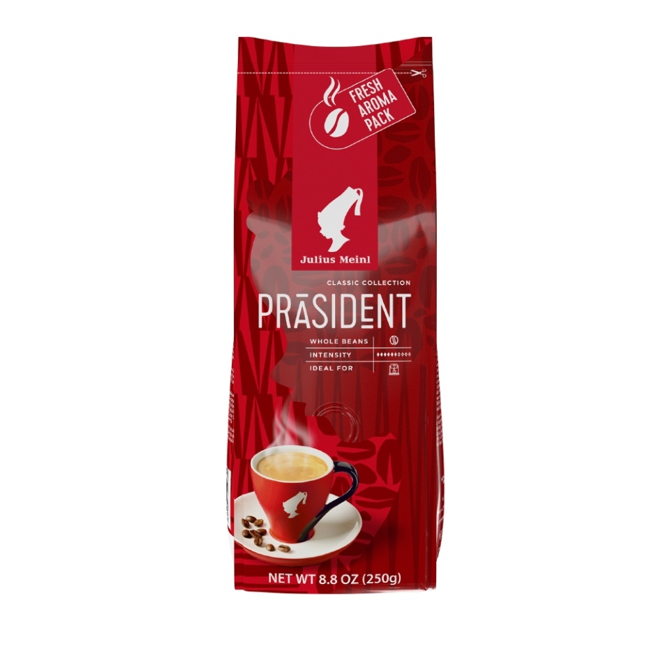 

Кофе Julius Meinl Prasident натуральный жареный молотый 250 г